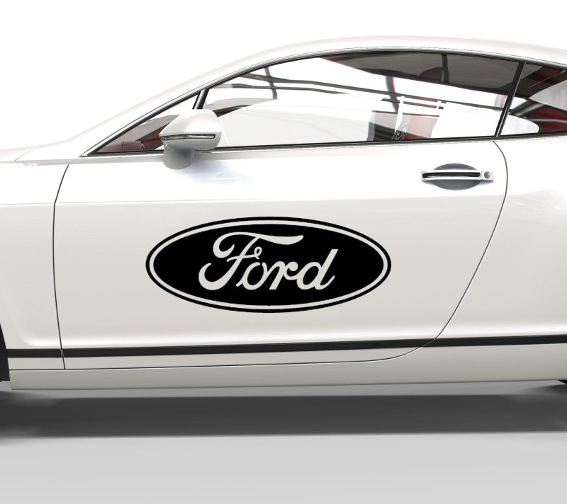 13112 Ford Logo Aufkleber